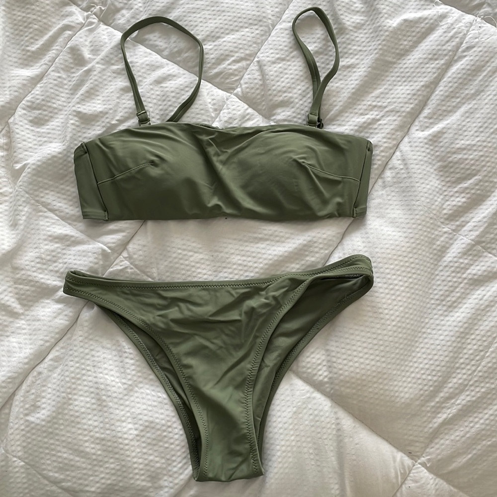 Arie bandeau bikini with cheeky bottoms -XS